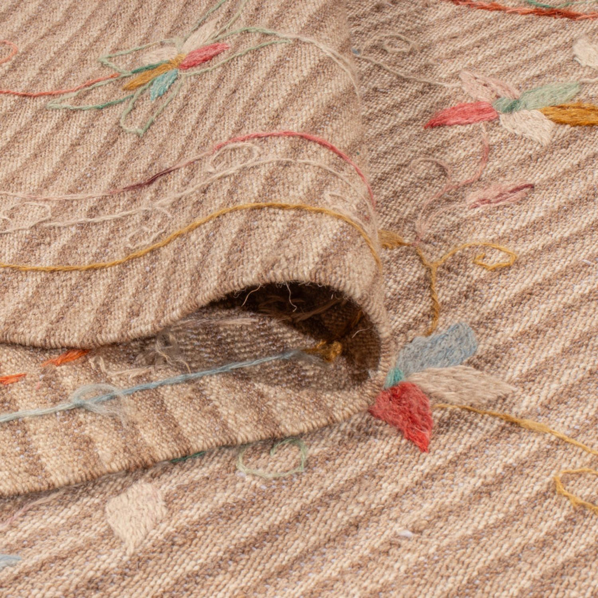 Tapis Kelim - Oriental - Soumak - 336 x 236 cm - crème