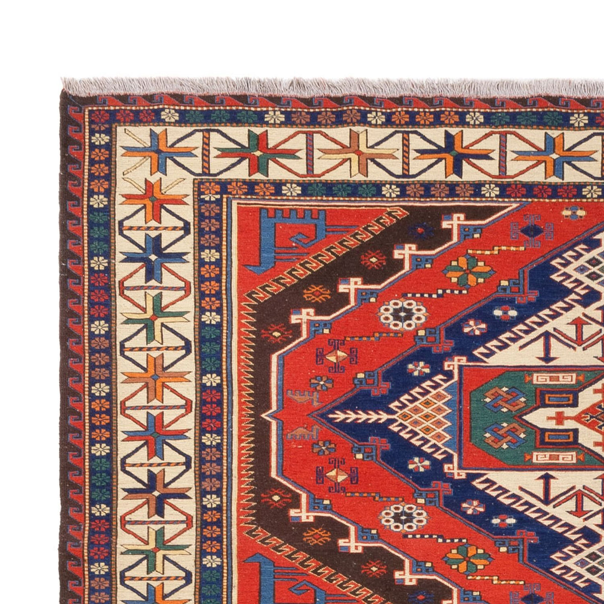 Tapis Kelim - Oriental - Soumak - 272 x 204 cm - rouille