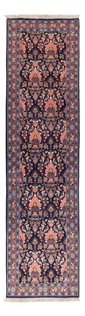 Tapis de couloir Tapis persan - Nomadic - 278 x 79 cm - bleu foncé