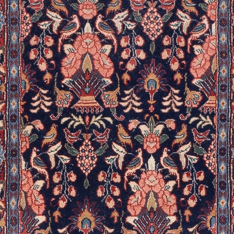 Tapis de couloir Tapis persan - Nomadic - 278 x 79 cm - bleu foncé