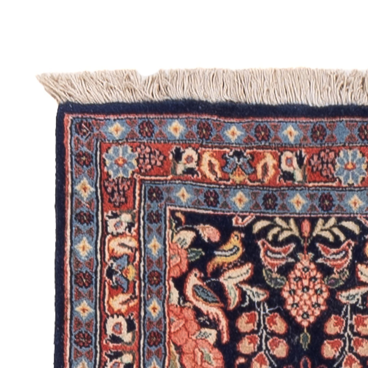 Tapis de couloir Tapis persan - Nomadic - 278 x 79 cm - bleu foncé