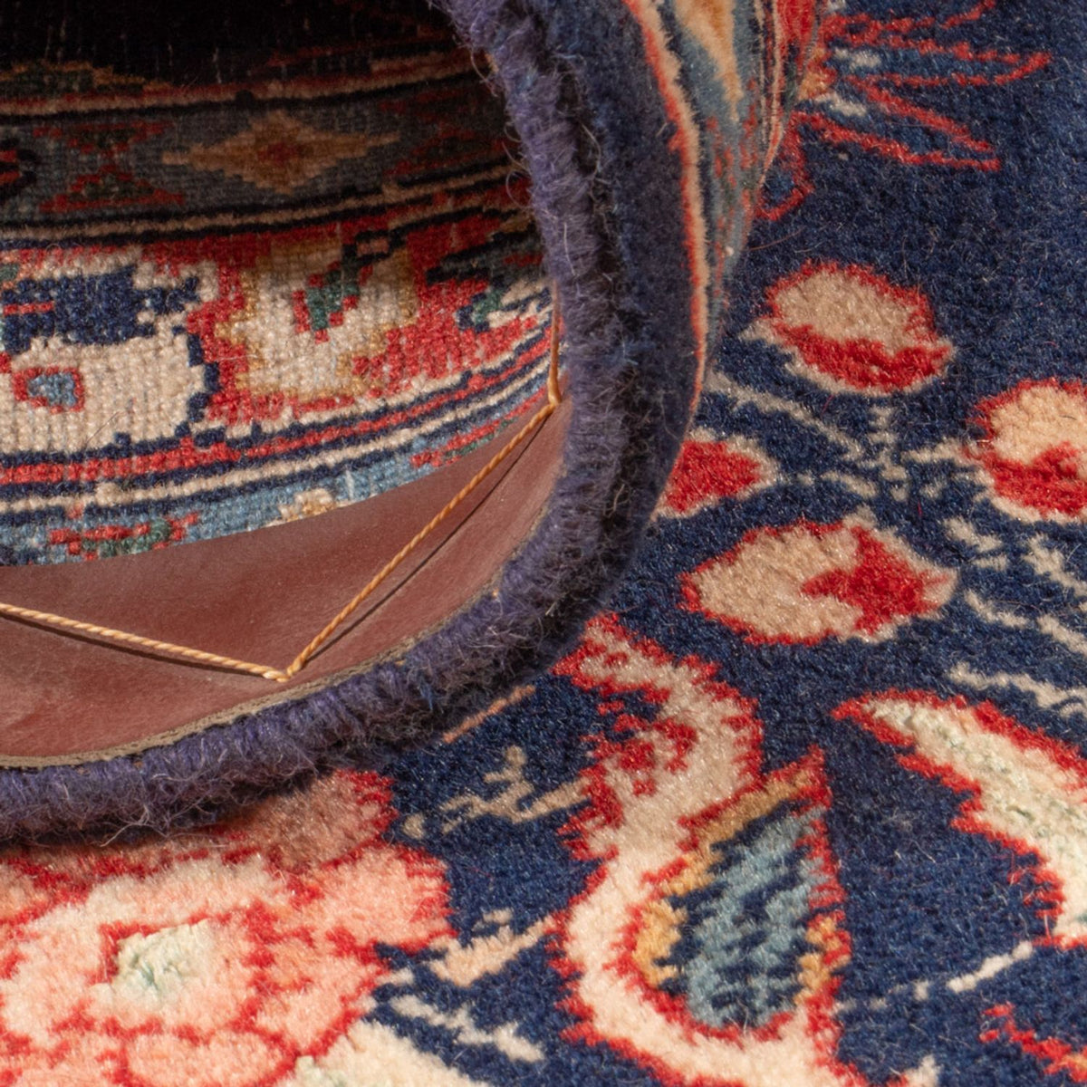 Tapis de couloir Tapis persan - Nomadic - 278 x 79 cm - bleu foncé