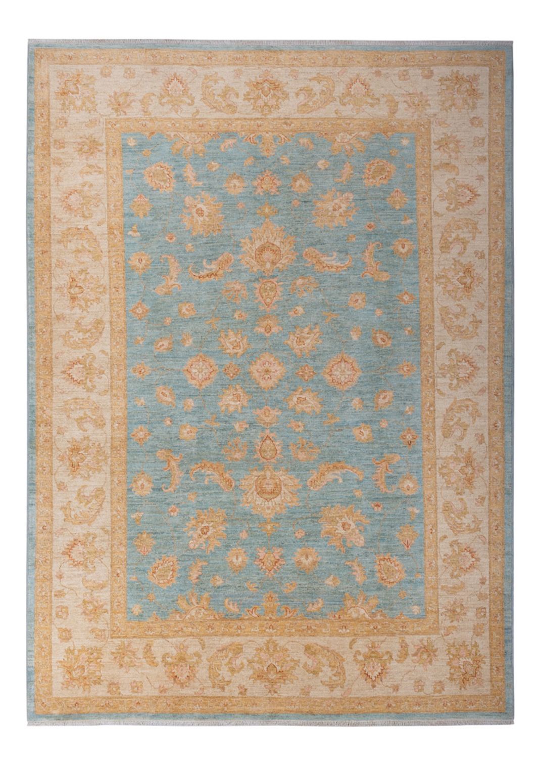 Tapis Ziegler - 290 x 205 cm - bleu clair