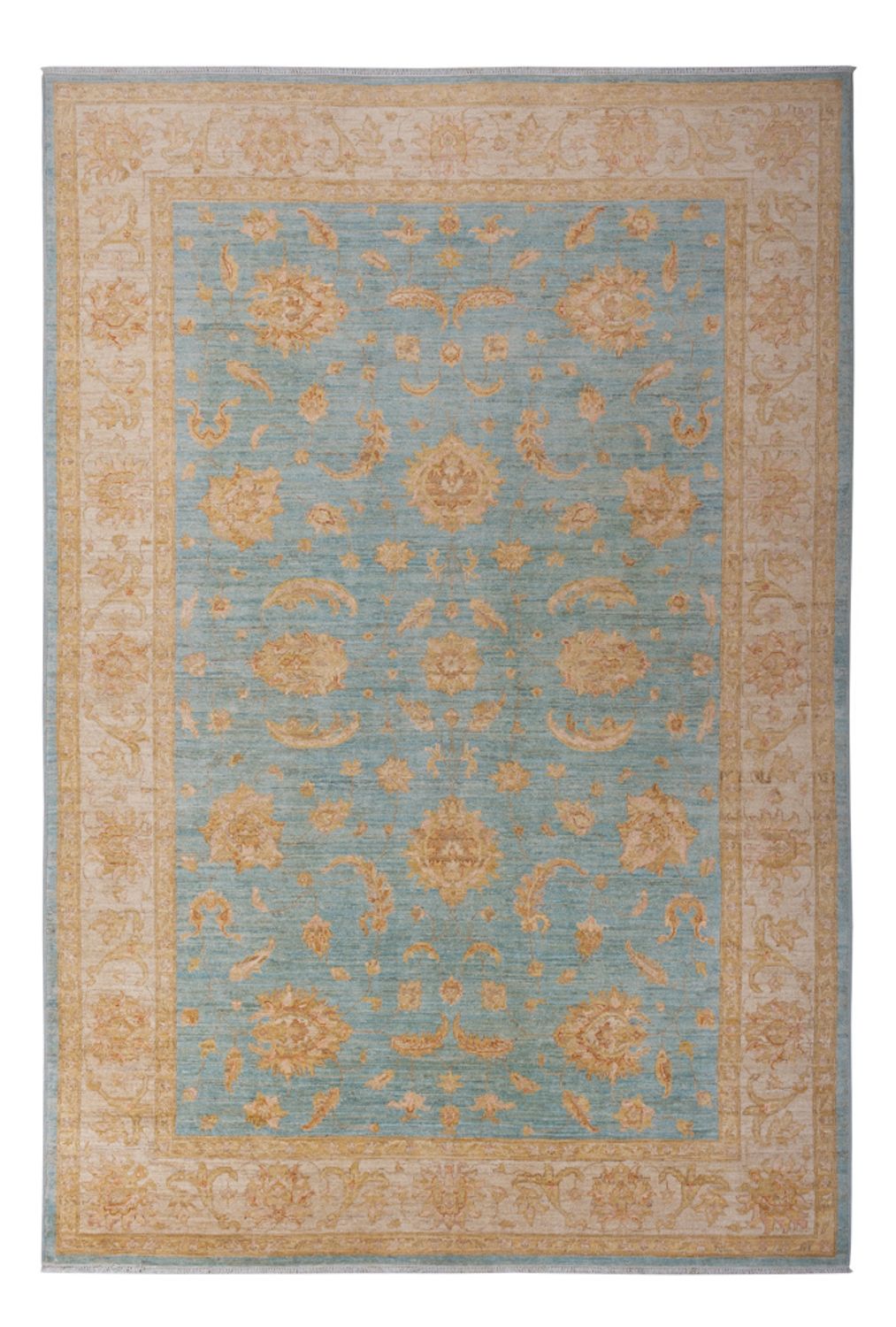Tapis Ziegler - 303 x 207 cm - bleu clair
