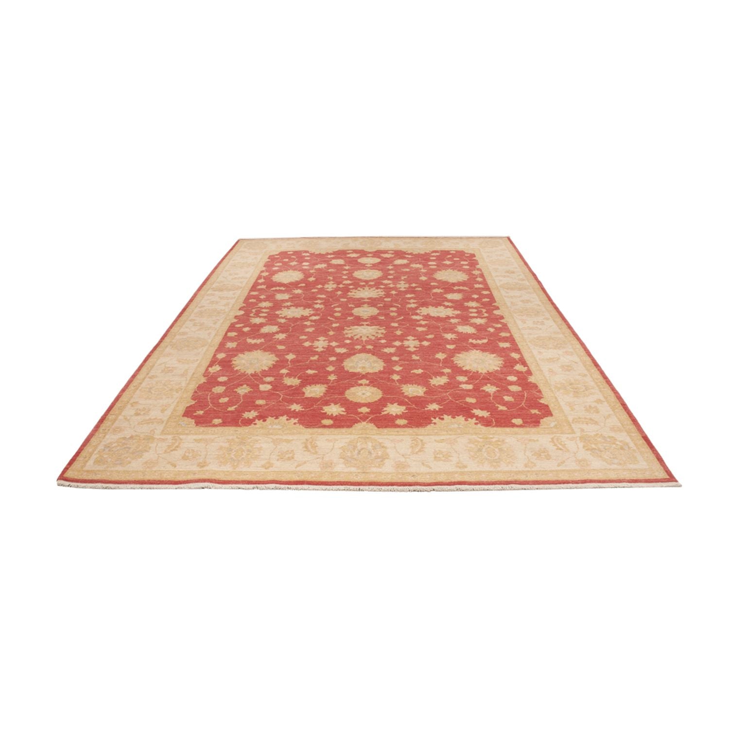 Tapis Ziegler - 296 x 203 cm - rouge foncé