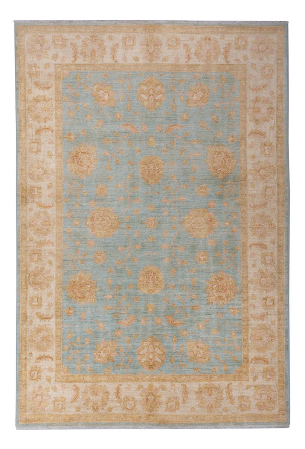 Tapis Ziegler - 297 x 200 cm - bleu clair