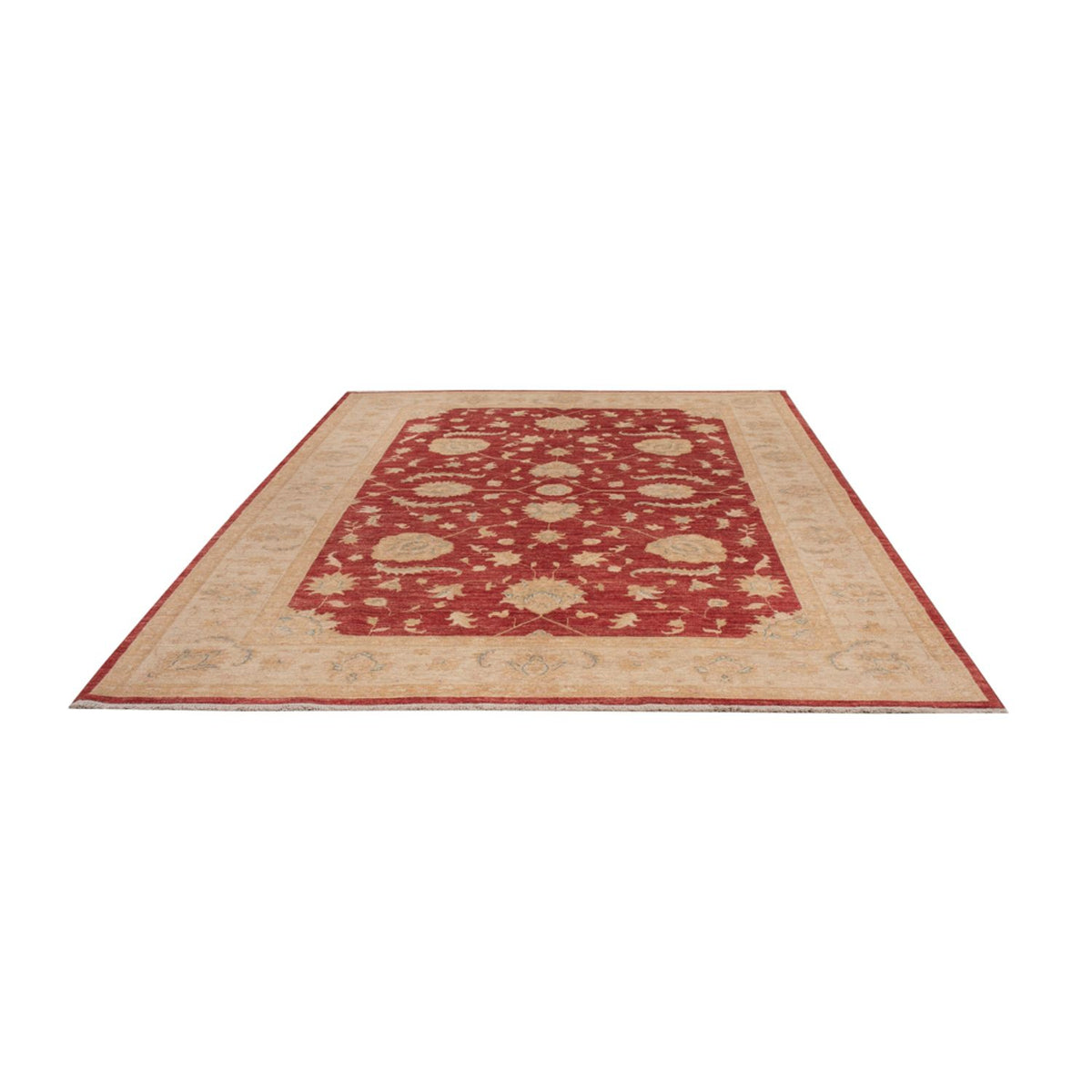 Tapis Ziegler - 290 x 204 cm - rouge foncé