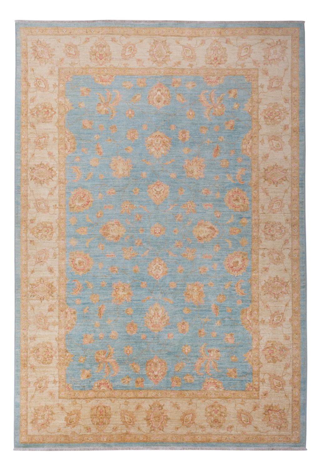 Tapis Ziegler - 298 x 206 cm - bleu clair