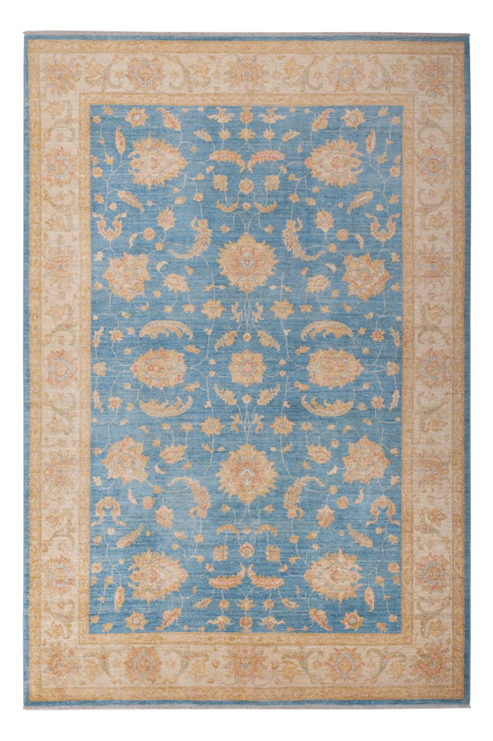 Tapis Ziegler - 303 x 207 cm - bleu