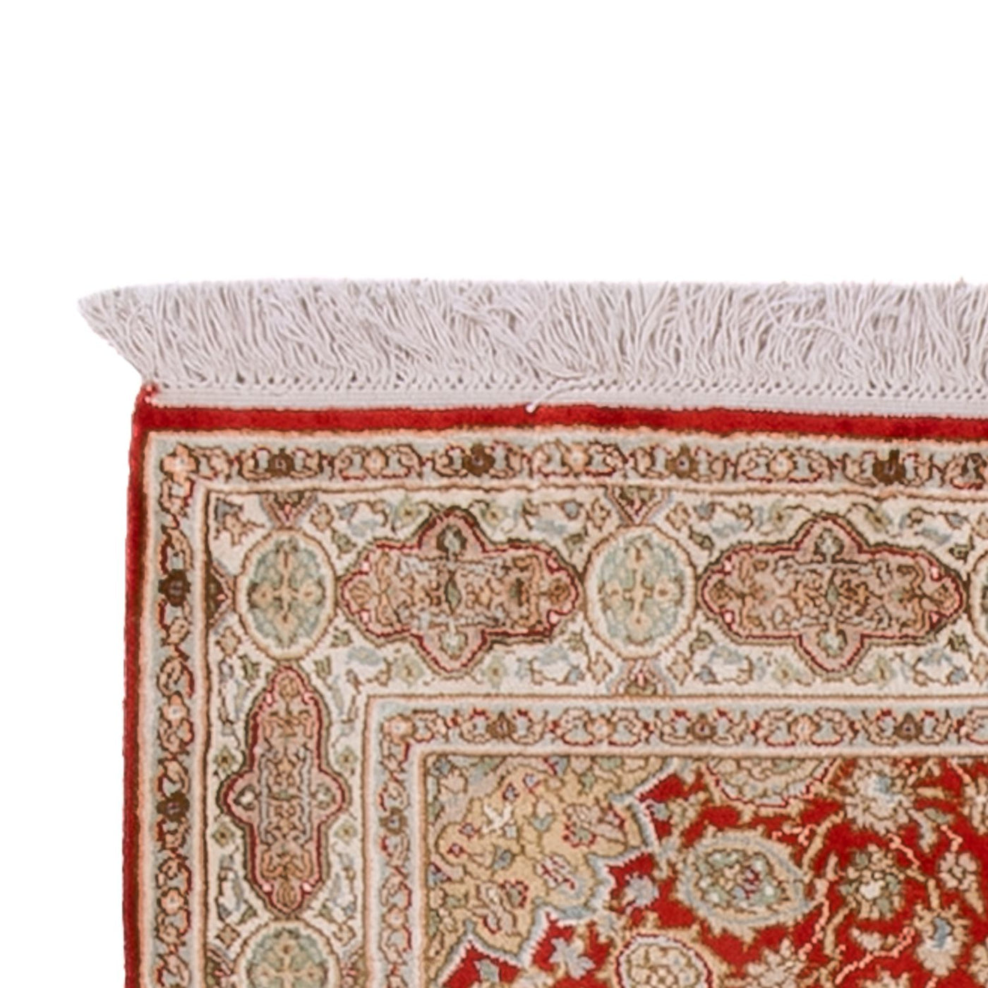 Tapis en soie du Cachemire Tapis 251x81cm - Tapis oriental