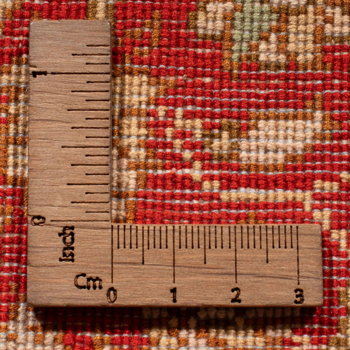 Tapis de couloir Tapis en soie - Soie du Cachemire - 251 x 81 cm - rouge