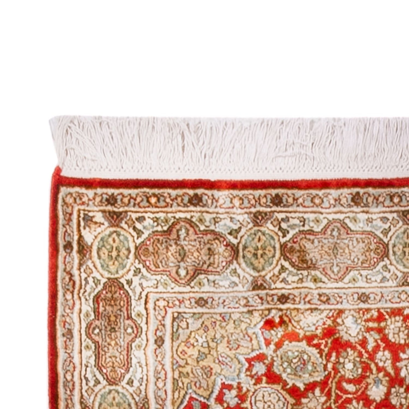 Tapis en soie du Cachemire Tapis 251x79cm - Tapis oriental