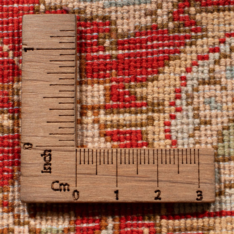 Tapis de couloir Tapis en soie - Soie du Cachemire - 251 x 79 cm - rouge