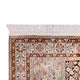 Tapis de couloir Tapis en soie - Soie du Cachemire - 305 x 81 cm - beige foncé