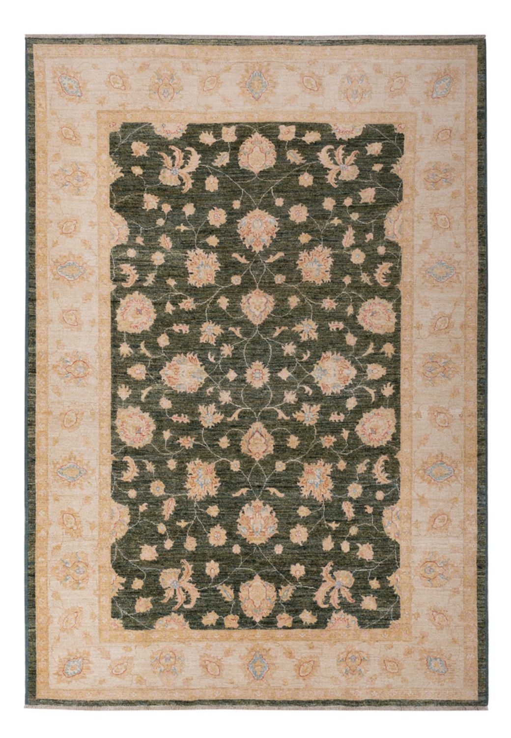 Tapis Ziegler - 294 x 201 cm - vert foncé