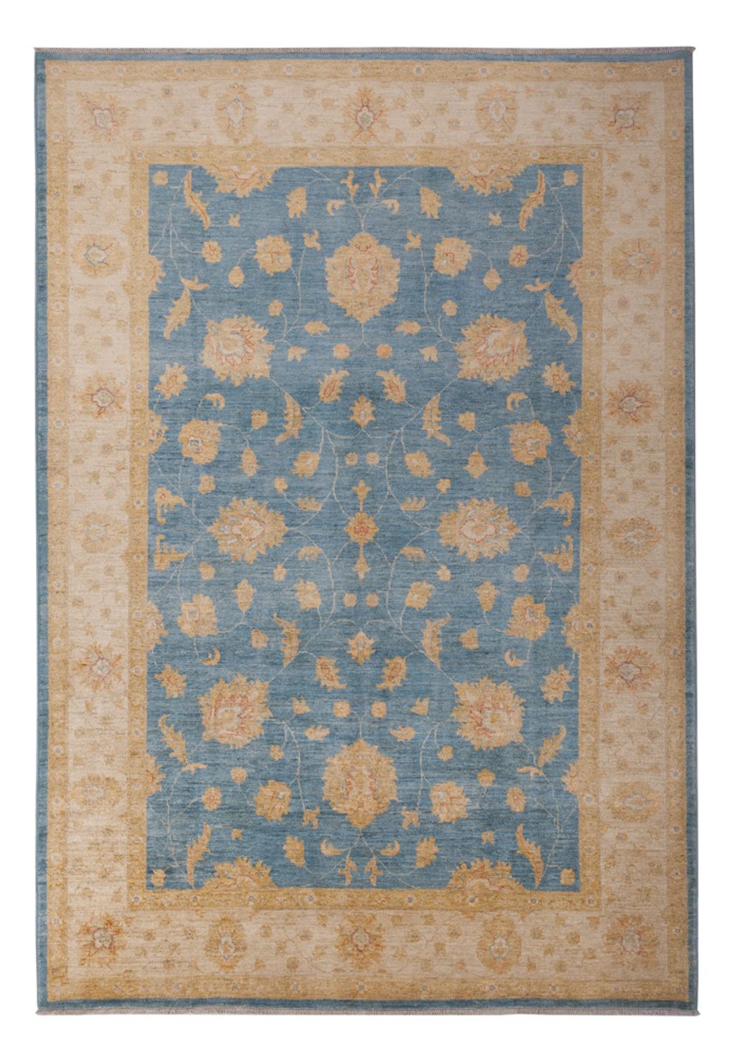 Tapis Ziegler - 300 x 207 cm - bleu