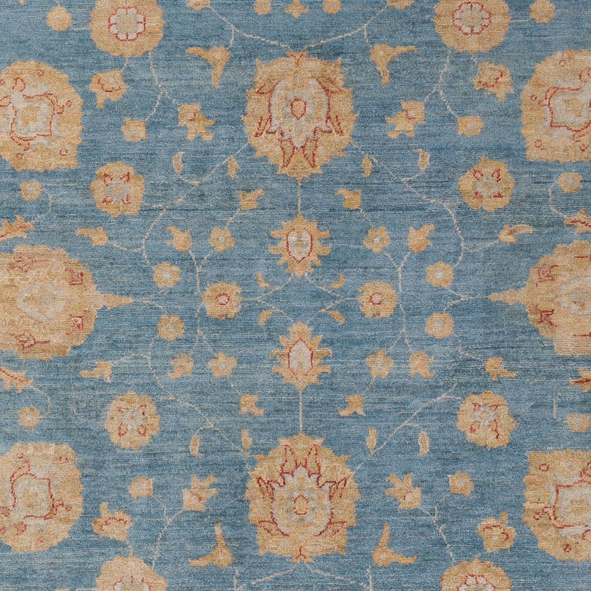 Tapis Ziegler - 296 x 202 cm - bleu