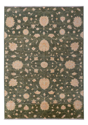 Tapis Ziegler - Moderne - 294 x 205 cm - vert foncé