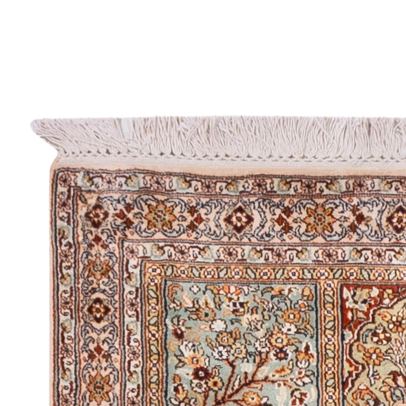 Tapis en soie du Cachemire Tapis 287x80cm - Tapis oriental