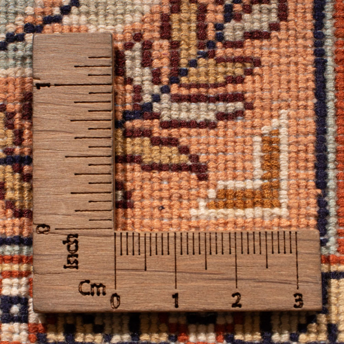 Tapis de couloir Tapis en soie - Soie du Cachemire - 287 x 80 cm - beige foncé