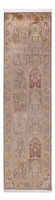 Tapis en soie du Cachemire Tapis 296x78cm - Tapis oriental