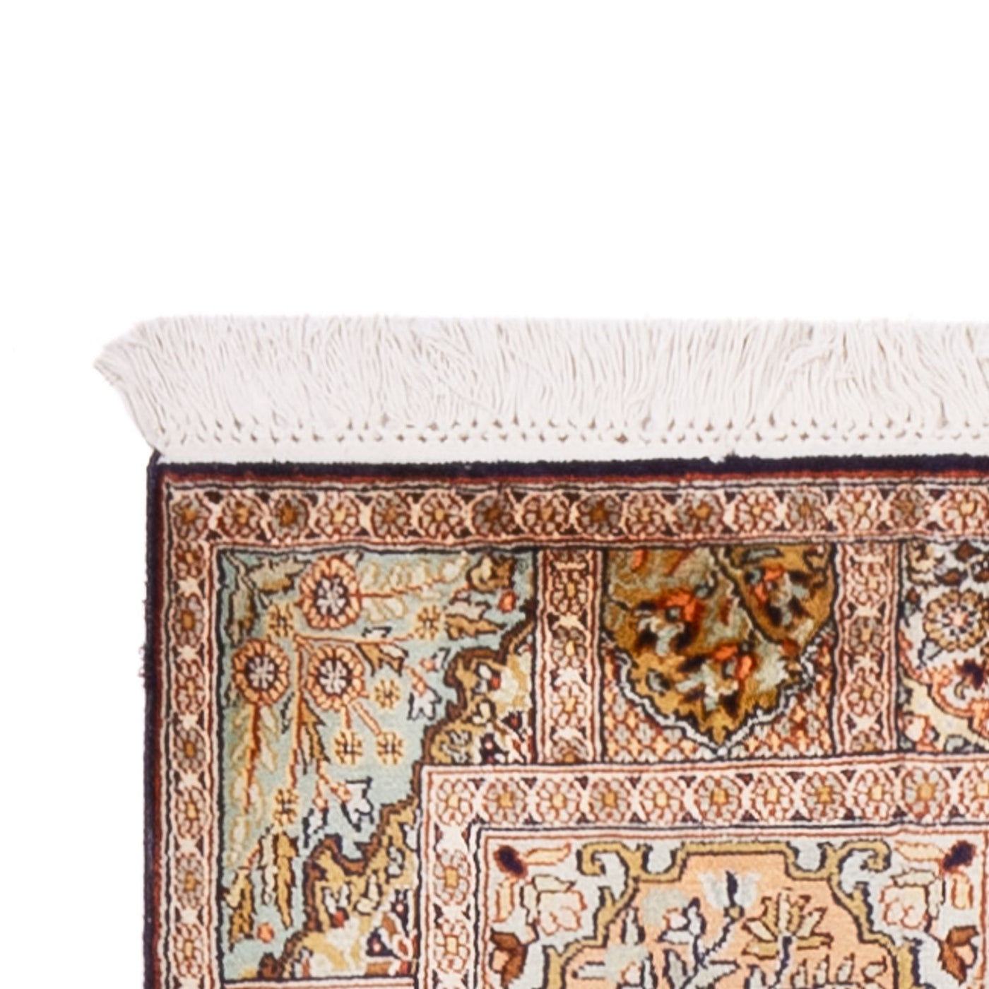 Tapis en soie du Cachemire Tapis 296x78cm - Tapis oriental