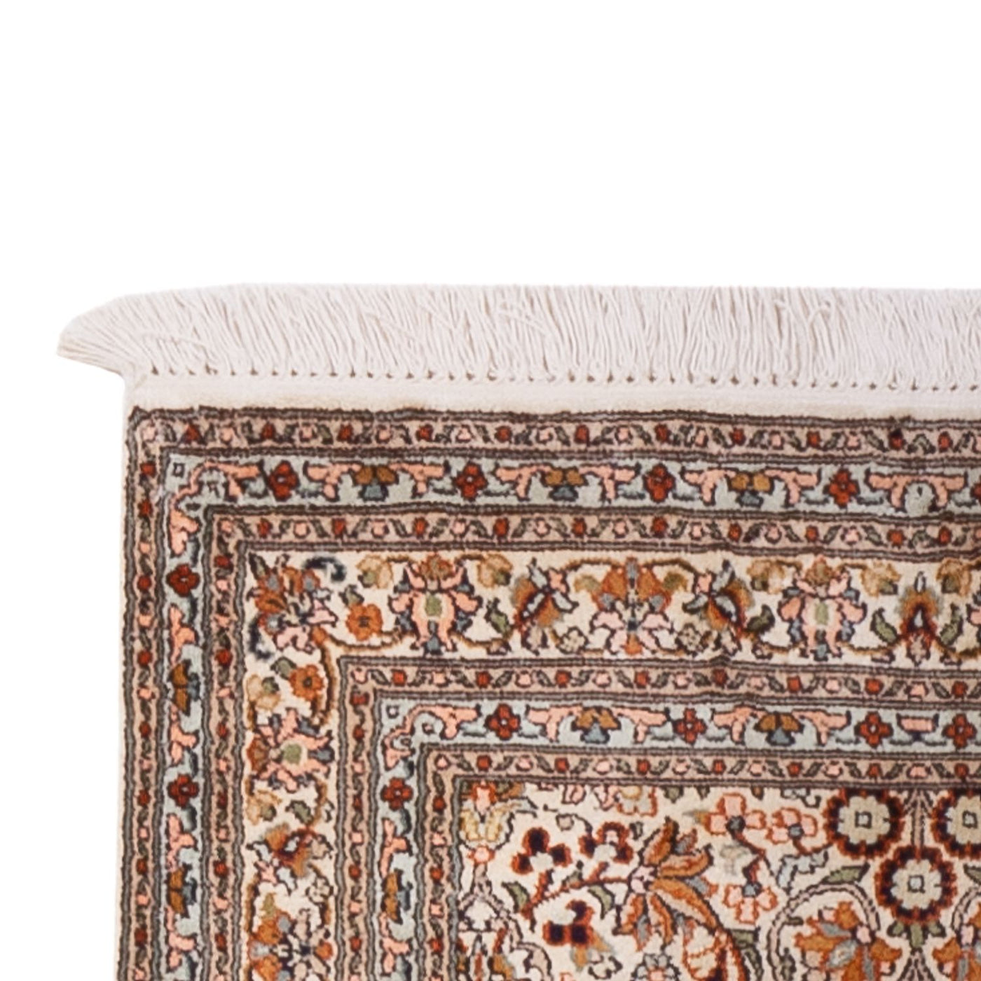 Tapis en soie du Cachemire Tapis 338x79cm - Tapis oriental
