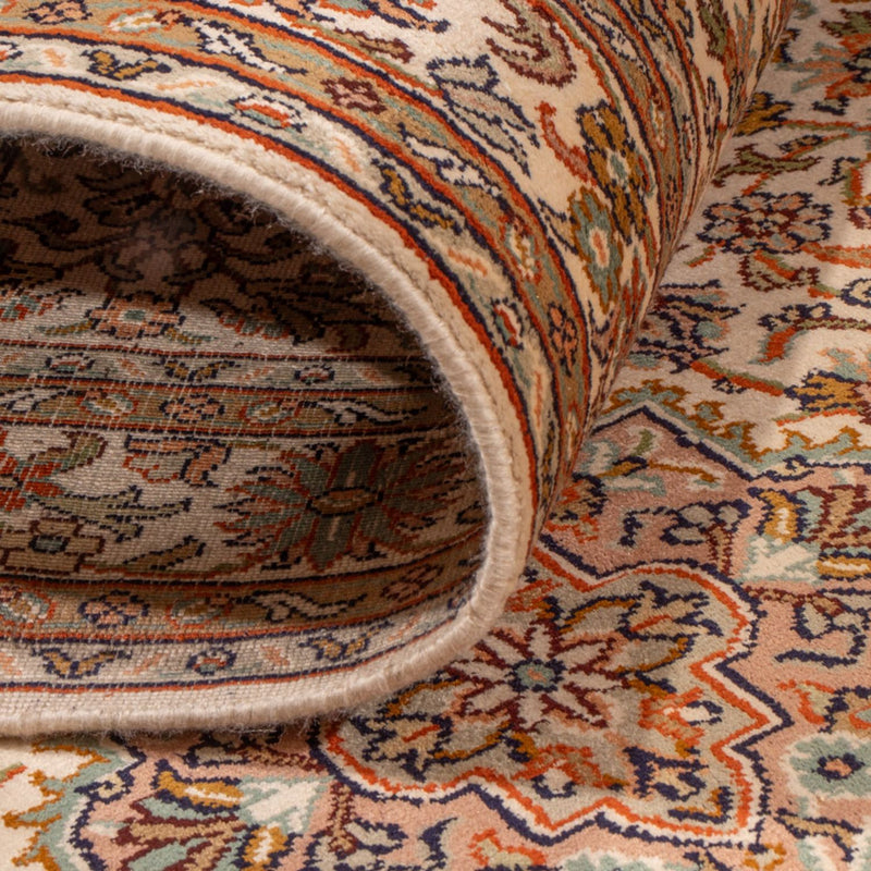 Tapis de couloir Tapis en soie - Soie du Cachemire - 290 x 81 cm - beige clair