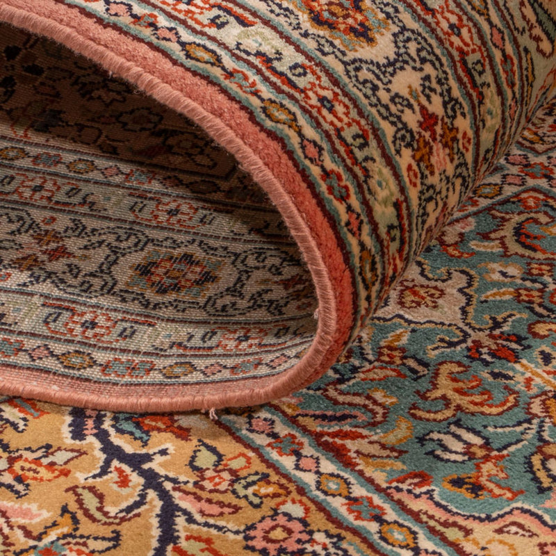 Tapis de couloir Tapis en soie - Soie du Cachemire - 280 x 80 cm - beige foncé