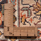 Tapis de couloir Tapis en soie - Soie du Cachemire - 280 x 80 cm - beige foncé