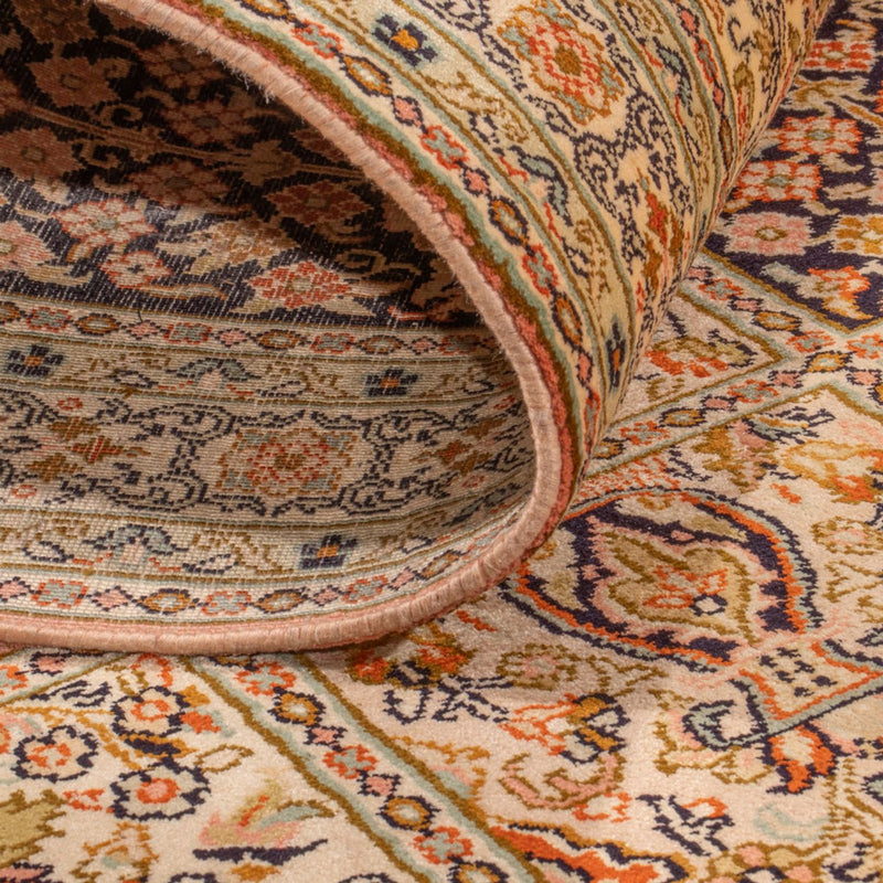 Tapis de couloir Tapis en soie - Soie du Cachemire - 310 x 81 cm - beige foncé