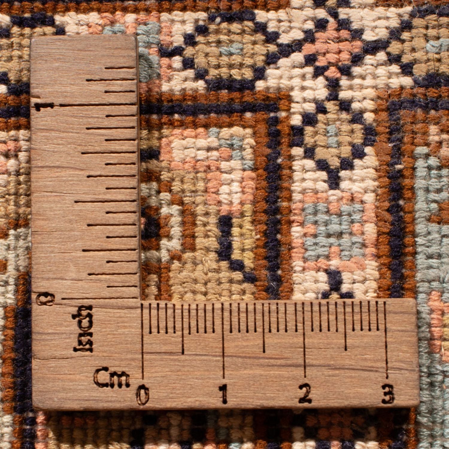Tapis de couloir Tapis en soie - Soie du Cachemire - 304 x 77 cm - beige foncé