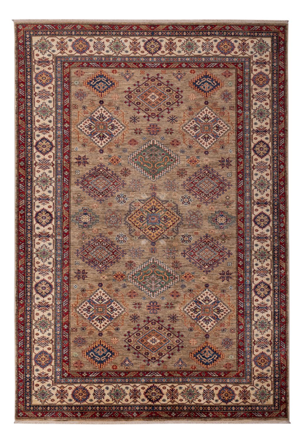 Tapis Ziegler - Kazak - 295 x 204 cm - beige foncé