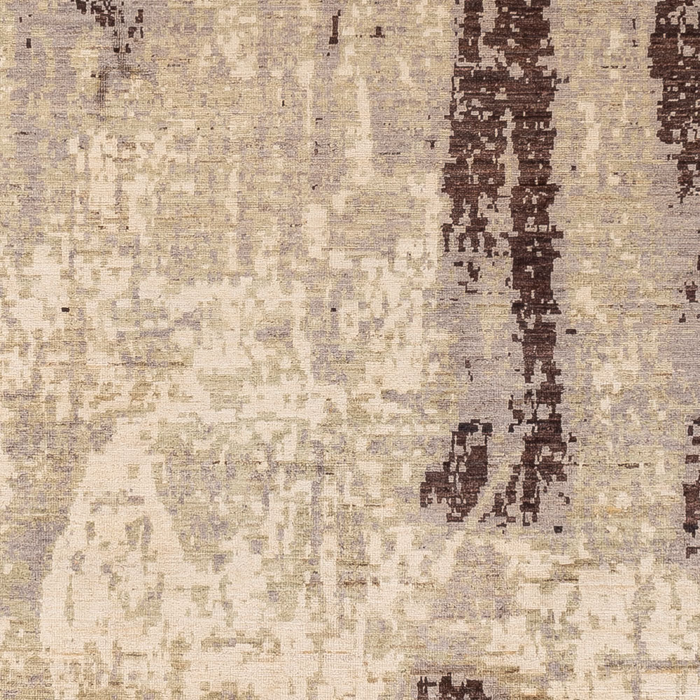 Tapis design - 300 x 209 cm - argent