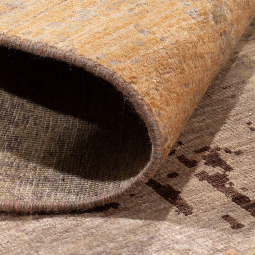 Tapis design - 300 x 209 cm - argent