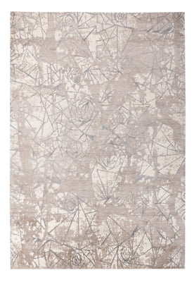 Tapis design - 304 x 204 cm - argent