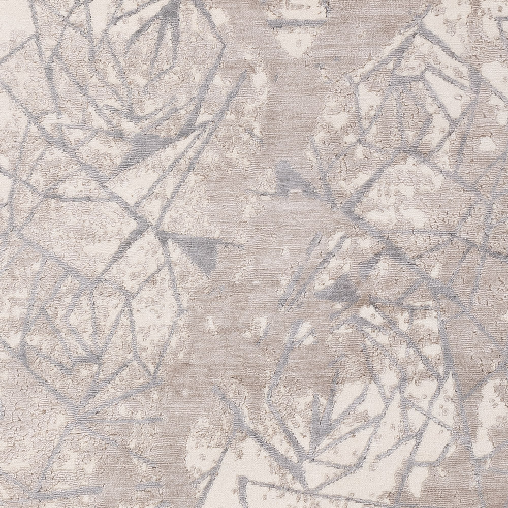Tapis design - 304 x 204 cm - argent