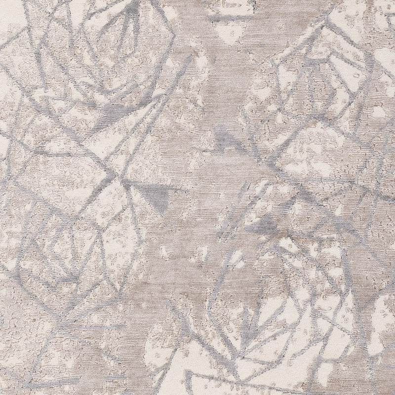 Tapis design - 304 x 204 cm - argent