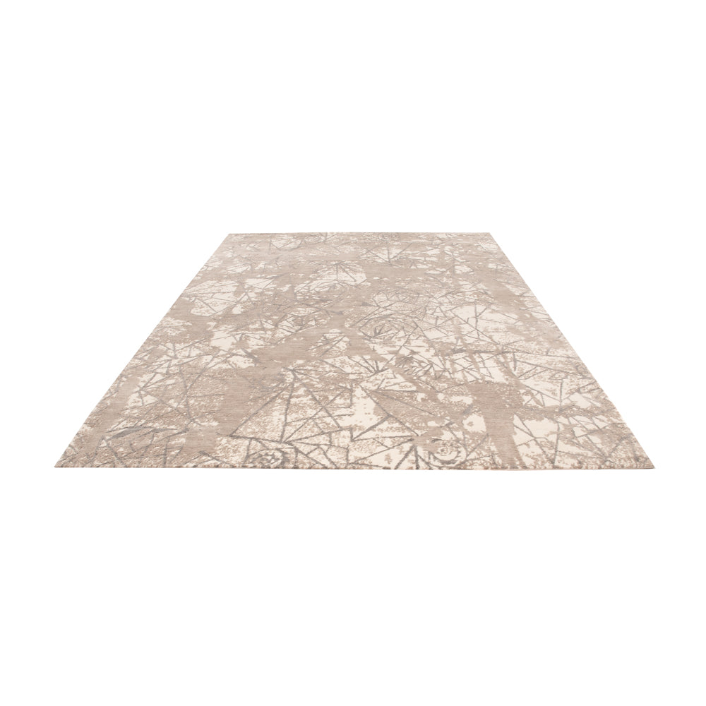 Tapis design - 304 x 204 cm - argent