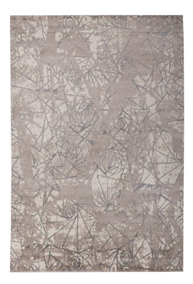 Tapis design - 301 x 204 cm - argent