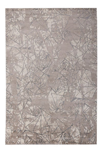Tapis design - 301 x 204 cm - argent
