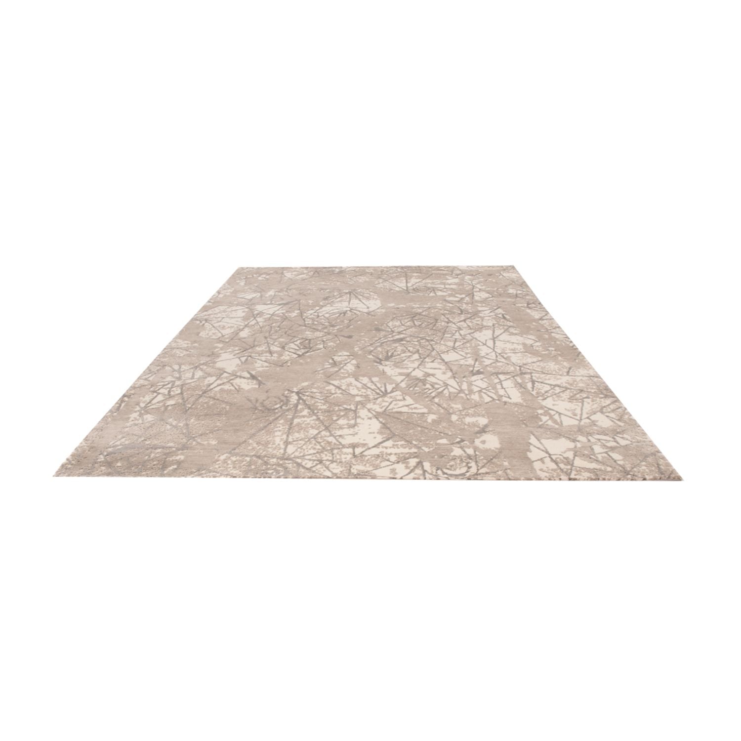 Tapis design - 301 x 204 cm - argent
