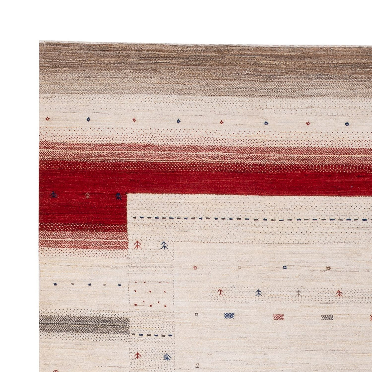 Tapis Gabbeh - Loribaft Indus - 306 x 200 cm - crème