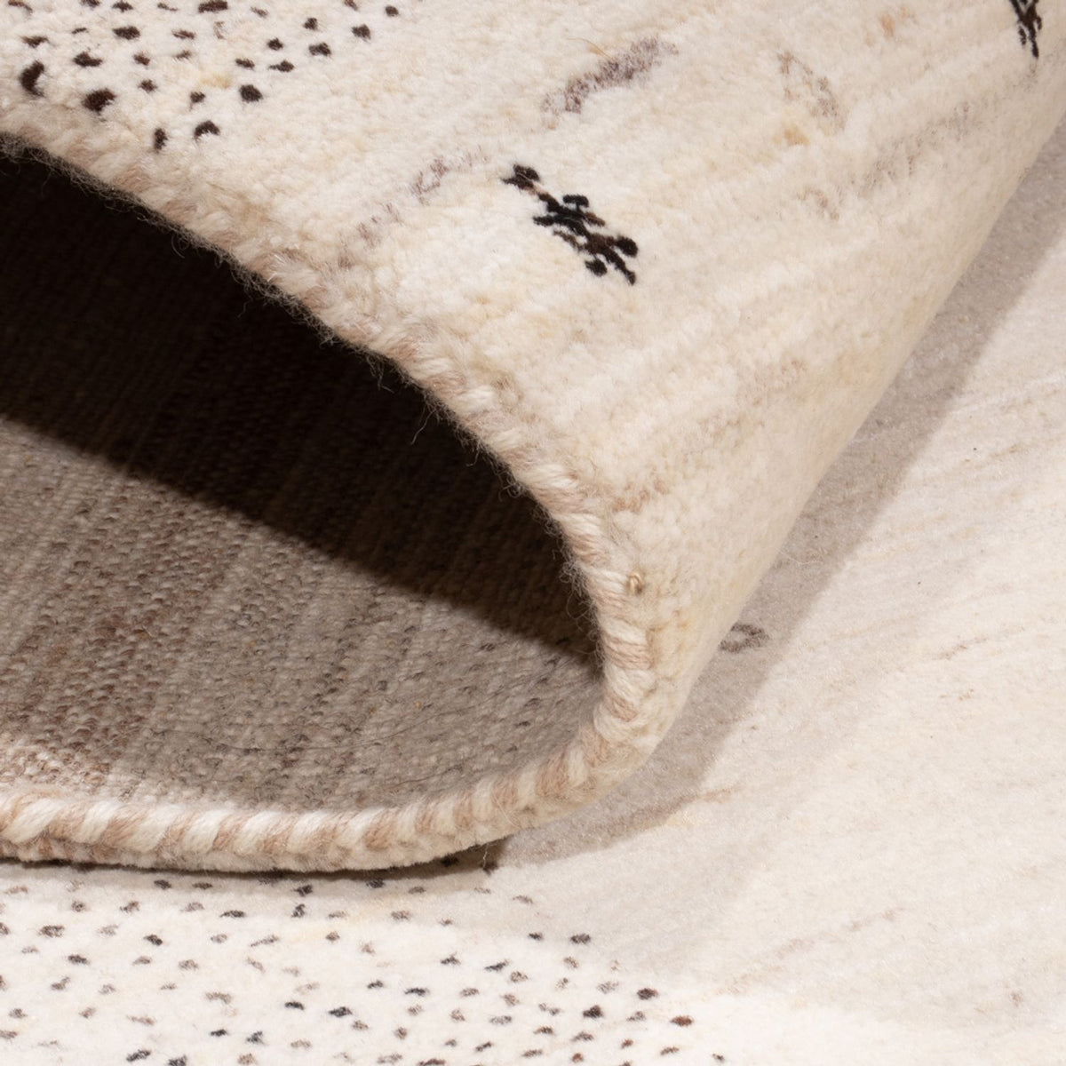 Tapis Gabbeh - Loribaft Indus - 295 x 202 cm - crème