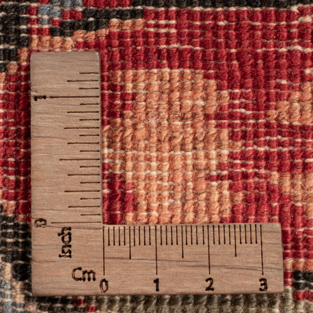 Tapis design - 309 x 251 cm - rouge vin