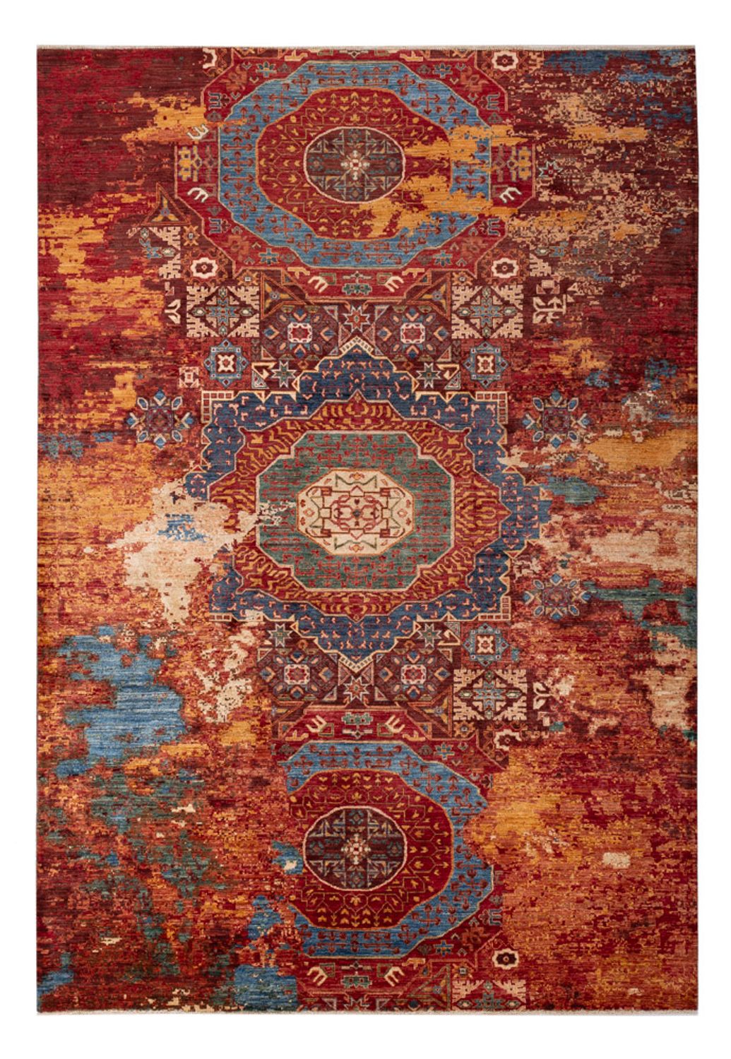 Tapis design - 297 x 208 cm - multicolore