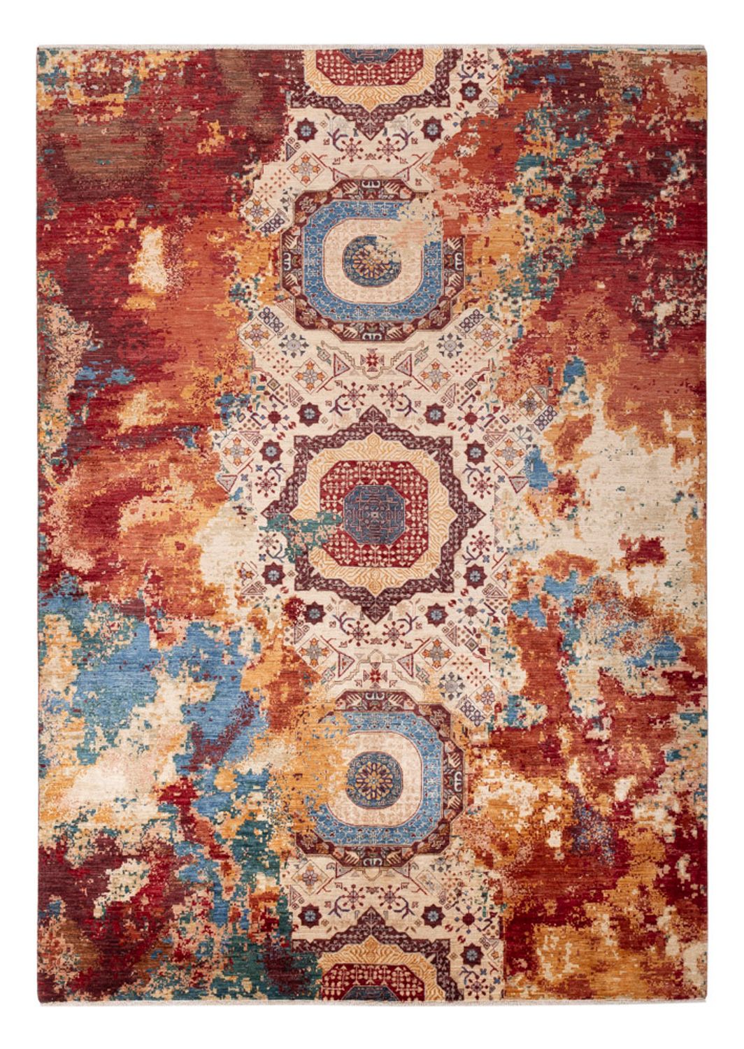 Tapis design - 294 x 204 cm - multicolore