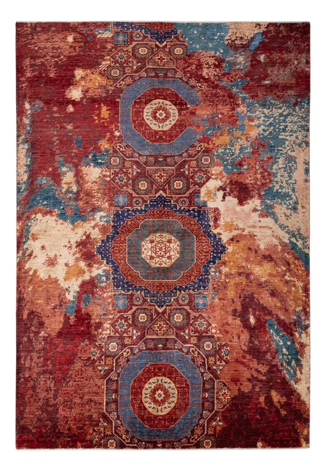 Tapis design - 297 x 201 cm - multicolore