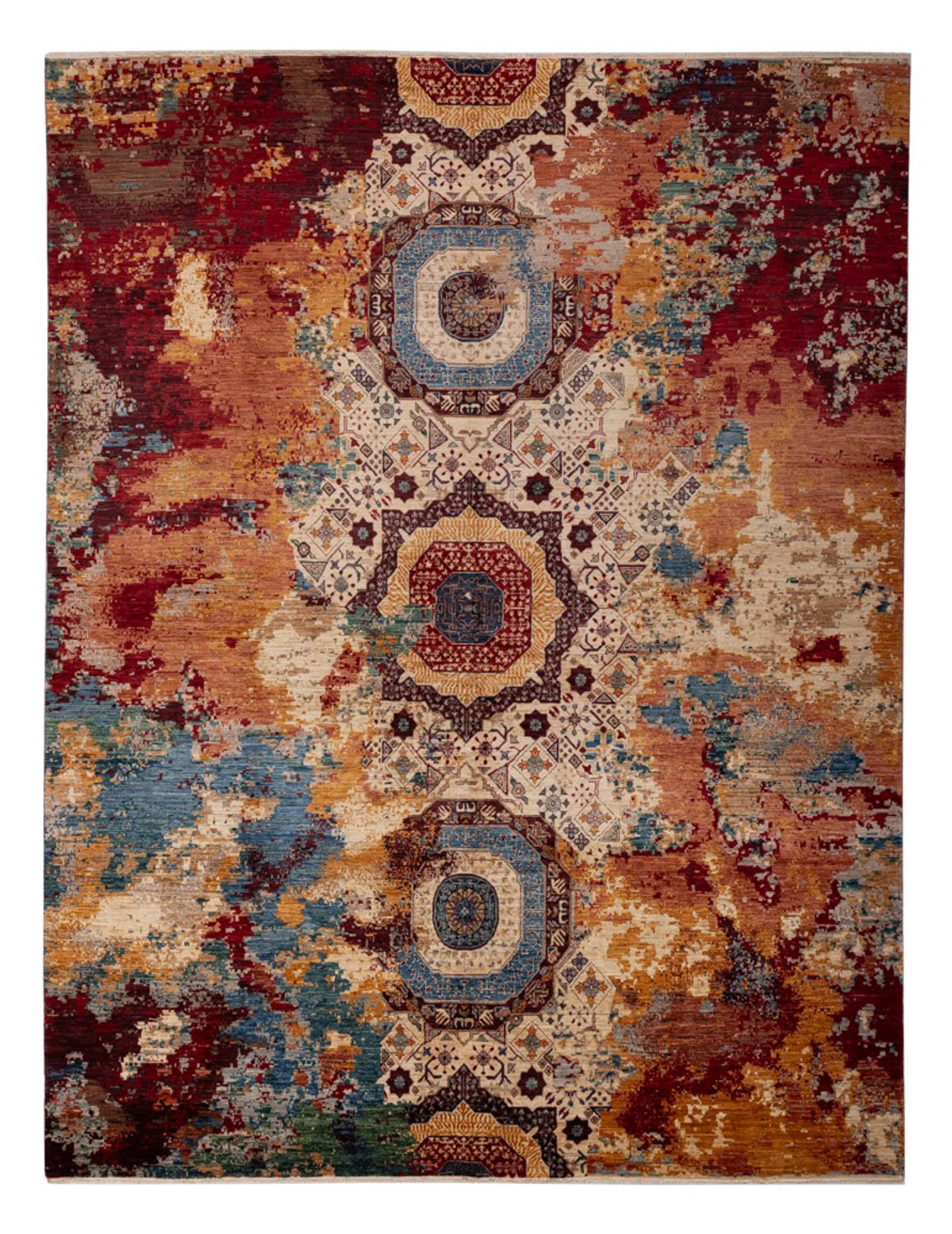 Tapis design - 302 x 239 cm - multicolore