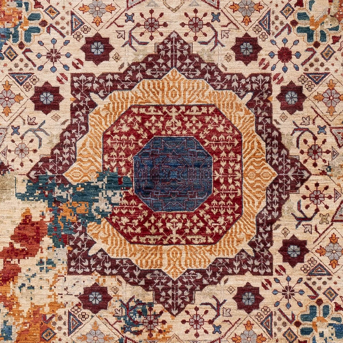 Tapis design - 292 x 247 cm - multicolore